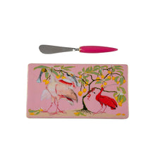 Load image into Gallery viewer, Spoonbill Birds Amelia Cutting Board
