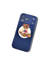 Load image into Gallery viewer, Hand-Painted Americana Teddy Gripcharm
