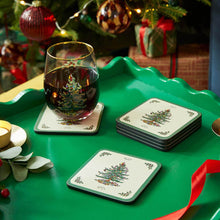 Load image into Gallery viewer, Spode Christmas Tree Coasters, Set of 6
