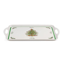 Load image into Gallery viewer, Spode Christmas Tree Large Melamine Handled Tray
