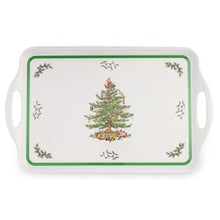 Load image into Gallery viewer, Spode Christmas Tree Large Melamine Handled Tray
