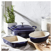 Load image into Gallery viewer, 4-Pc, Mixed Baking Dish Set, Dark Blue
