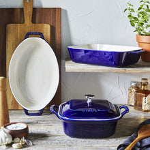 Load image into Gallery viewer, 4-Pc, Mixed Baking Dish Set, Dark Blue
