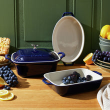 Load image into Gallery viewer, 4-Pc, Mixed Baking Dish Set, Dark Blue
