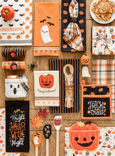 Load image into Gallery viewer, Lil Jack O&#39; Lantern Embellished Potholder
