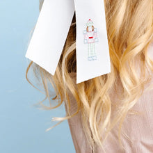 Load image into Gallery viewer, Large Nutcracker Bow, White
