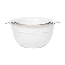 Load image into Gallery viewer, Puro Nesting Serving Bowl Set, 3pc | Whitewash
