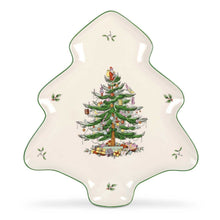 Load image into Gallery viewer, Spode Christmas Tree Shaped Tree Dish
