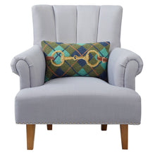 Load image into Gallery viewer, Gingham Snaffle Hook Pillow
