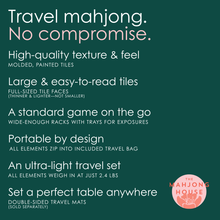 Load image into Gallery viewer, Butter Yellow Travel Mahjong Set
