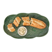 Load image into Gallery viewer, Mystic Knot 15" Hostess Tray, Basil
