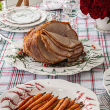 Load image into Gallery viewer, Country Estate Winter Frolic 18&quot; Platter, Evergreen
