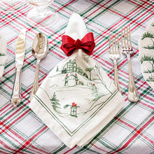 Load image into Gallery viewer, Country Estate Winter Frolic Napkin, Evergreen
