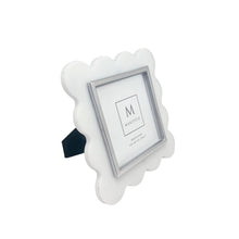 Load image into Gallery viewer, Mod White Acrylic Scallop 4x4 Frame
