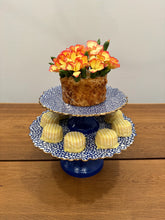 Load image into Gallery viewer, Shagreen Enameled Cake Stand, Md
