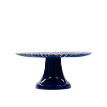 Load image into Gallery viewer, Shagreen Enameled Cake Stand, Md

