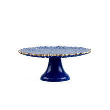Load image into Gallery viewer, Shagreen Enameled Cake Stand, Md
