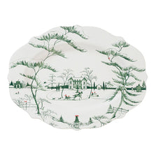 Load image into Gallery viewer, Country Estate Winter Frolic 18&quot; Platter, Evergreen
