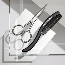 Load image into Gallery viewer, Moustache Scissors and Comb
