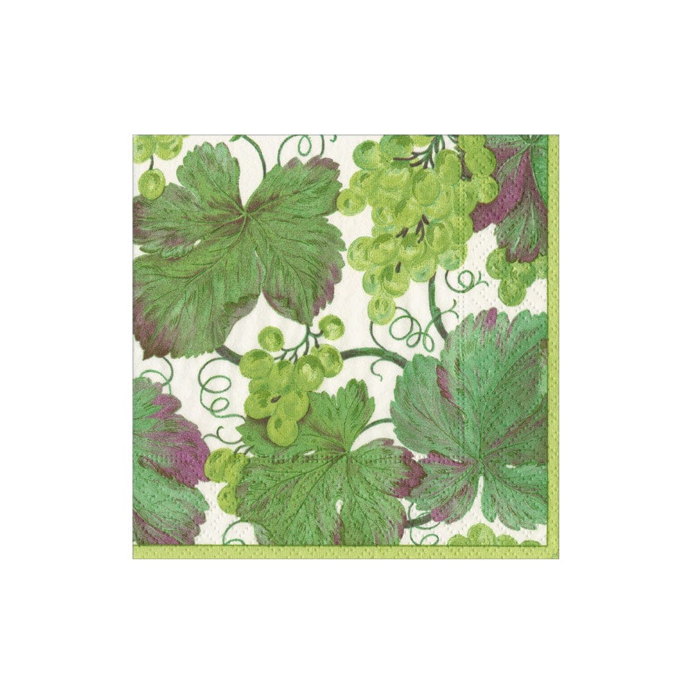 Vineyard Cocktail Napkins in Blanc, 20 ct