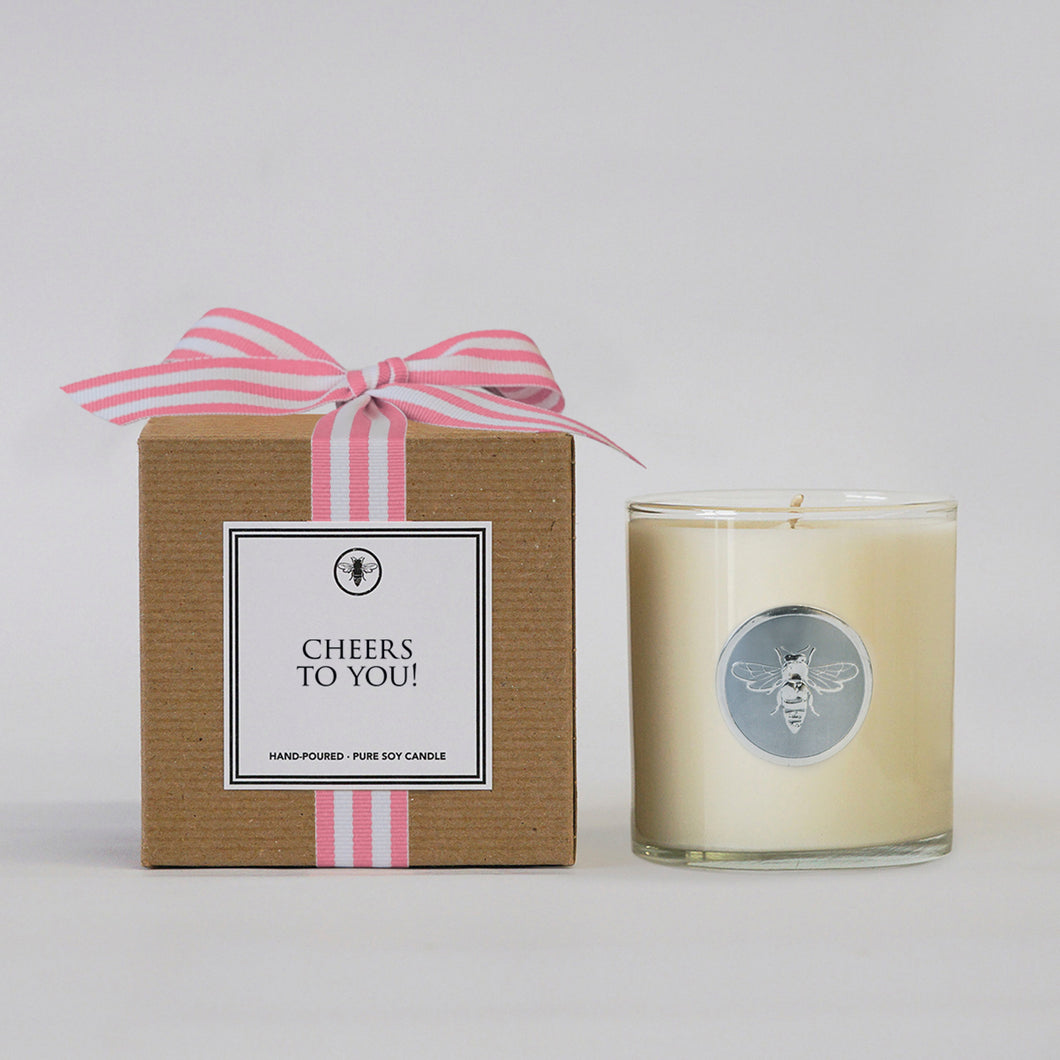 Ella B. Cheers to You!  Candle