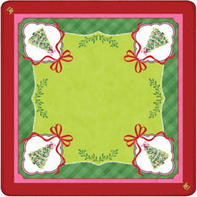 Load image into Gallery viewer, Watercolor Christmas Tree Mahjong Mat (PRE-ORDER)
