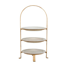 Load image into Gallery viewer, Provence Rattan Triple Tiered Server, Whitewash
