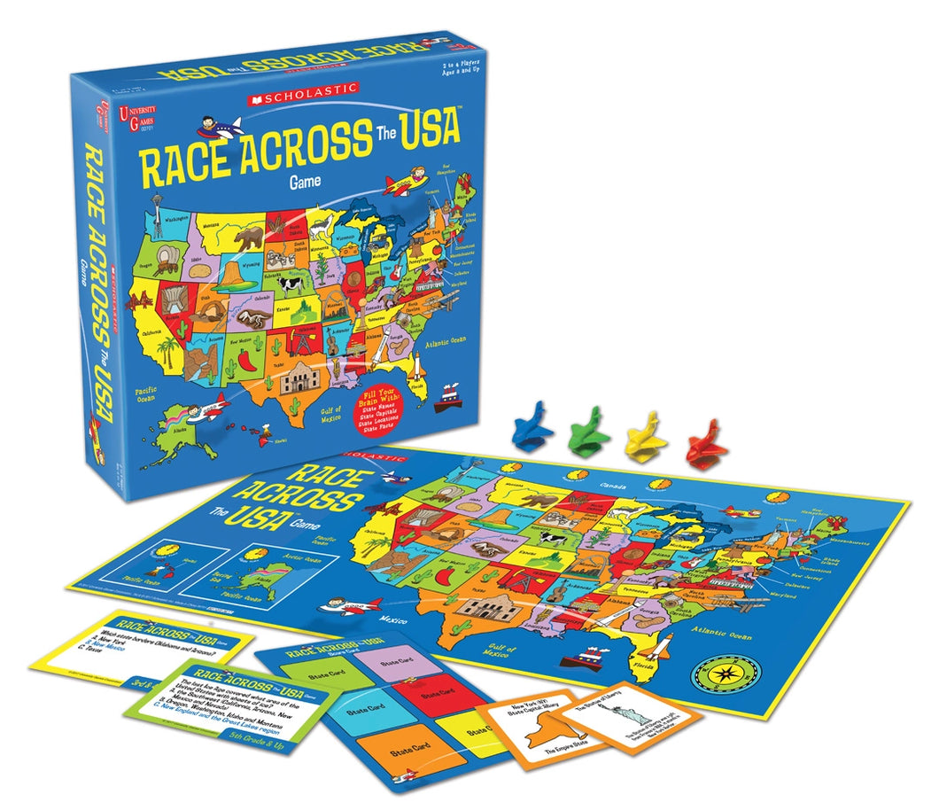 Scholastic Race Across the USA Game