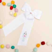 Load image into Gallery viewer, Large Nutcracker Bow, White
