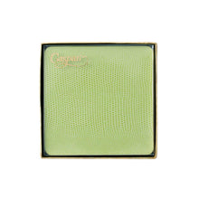 Load image into Gallery viewer, Square Lizard Coasters in Green, Set of 8

