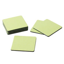 Load image into Gallery viewer, Square Lizard Coasters in Green, Set of 8
