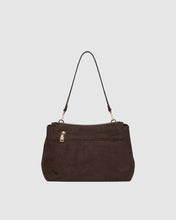 Load image into Gallery viewer, Arden Suede Shoulder Bag, Chocolate
