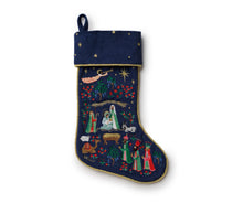 Load image into Gallery viewer, Nativity Embroidered Stocking
