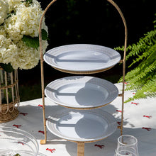 Load image into Gallery viewer, Provence Rattan Triple Tiered Server, Whitewash
