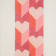 Load image into Gallery viewer, Expanding Hearts Key Fob Hand Painted Needlepoint Canvas
