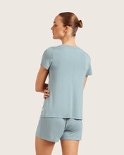 Load image into Gallery viewer, Goodnight Sleep Tee, Mineral Blue
