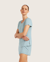 Load image into Gallery viewer, Goodnight Sleep Tee, Mineral Blue
