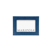Load image into Gallery viewer, Indigo Faux Grasscloth 4x6 Frame
