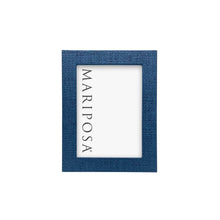 Load image into Gallery viewer, Indigo Faux Grasscloth 5x7 Frame
