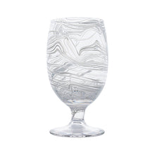 Load image into Gallery viewer, Puro Marbled Goblet, White
