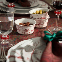 Load image into Gallery viewer, Country Estate Winter Frolic Ramekin, Ruby
