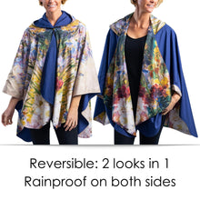 Load image into Gallery viewer, Fine Art RainCaper, Tiffany Peonies &amp; Iris
