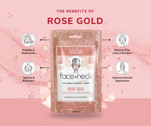 Load image into Gallery viewer, Face &amp; Neck Express: Rose Gold Express Face &amp; Neck Mask
