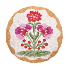 Load image into Gallery viewer, Shaped Mughal Flower Hook Pillow
