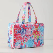 Load image into Gallery viewer, Waterproof Cosmetic Case PVC, Petal Splash
