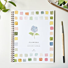 Load image into Gallery viewer, Flowers Watercolor Workbook
