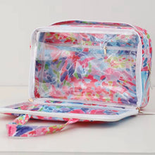 Load image into Gallery viewer, Waterproof Cosmetic Case PVC, Petal Splash
