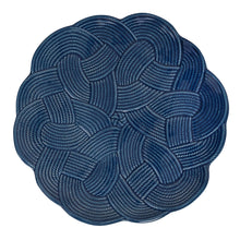 Load image into Gallery viewer, Le Panier Mystic Knot Charger/Platter, Denim
