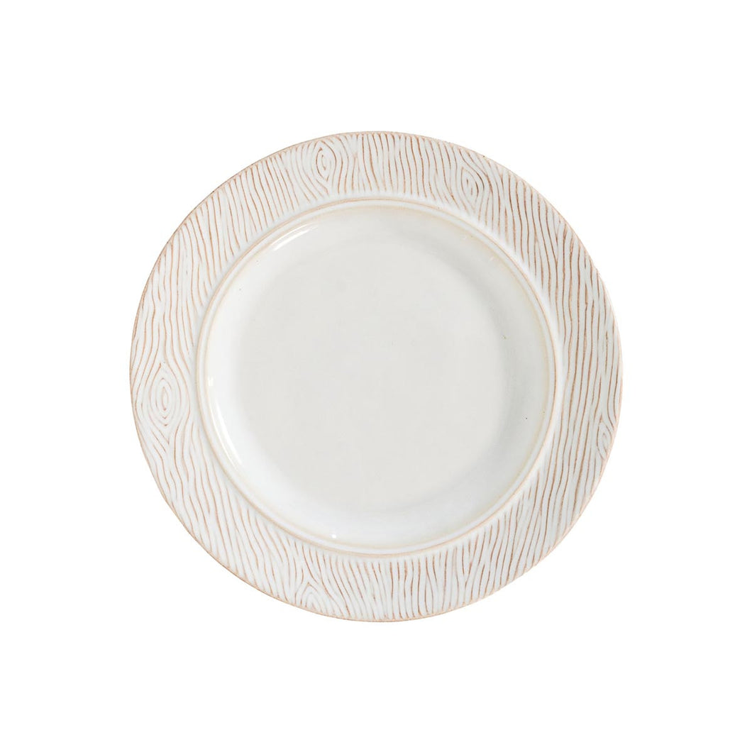 Blenheim Oak Side/Cocktail Plate, Whitewash