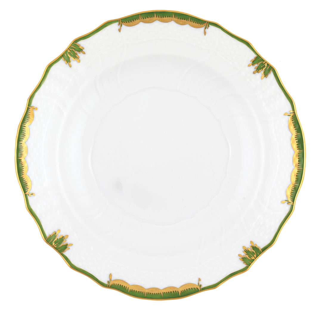 Princess Victoria Salad Plate, Dark Green